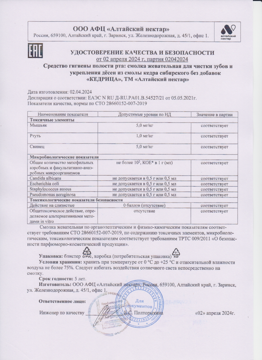 Паспорт №042024